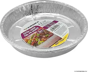 Pack Of 21 Extra Large Foil Pie Dish Aluminium Round Foil Pans Disposable Foil Baking Trays