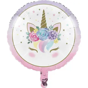 Creative Party Unicorn Baby Shower Foil Balloon Multicoloured (One Size)