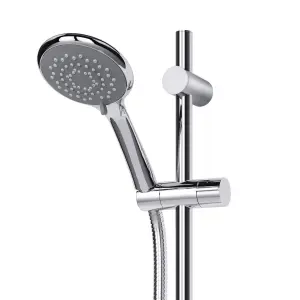 Triton T80 Easi-Fit Chrome effect Wall-mounted Shower kit with 1 shower heads