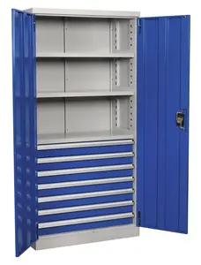 Sealey Industrial Cabinet 7 Drawer 3 Shelf 1800mm APICCOMBO7