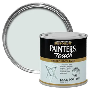 Rust-Oleum Painter's Touch Duck egg Gloss Multi-surface paint, 250ml