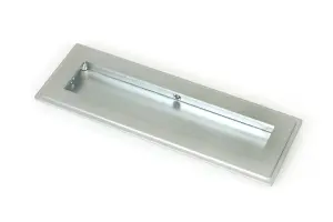 From The Anvil Satin Chrome 175mm Art Deco Rectangular Pull