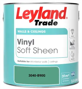 Leyland Trade Vinyl Soft Sheen Walls & Ceilings Emulsion Paint (3040-B90G) - 2.5L