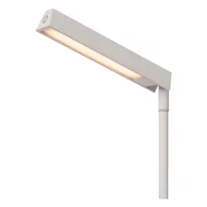 Lucide LAVALE - Floor reading lamp - LED Dim. - 1x3W 2700K - White