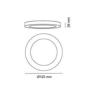 Luminosa Know LED Downlight 6W 4000K Round White