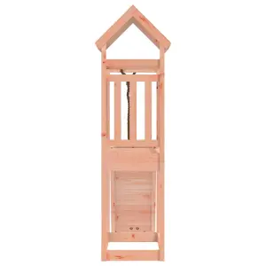 Berkfield Playhouse with Climbing Wall Solid Wood Douglas