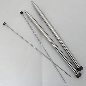 Nova Metal: Knitting Pins: Single-Ended: 40cm x 5.50mm