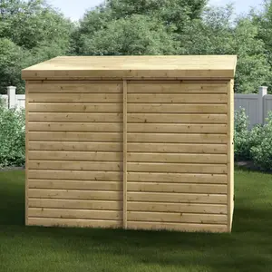 5 Ft. W x 8 Ft. D Shiplap Pent Wooden Shed