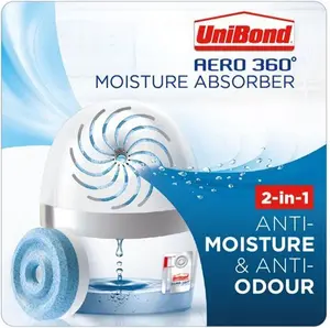 Unibond Aero 360 Pure Moisture Absorber Dehumidifier | Robert Dyas