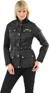 Women's Barbour International Lightweight Quilted Jacket - Black - UK: 8