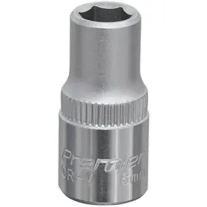 6mm Chrome Vanadium Forged Steel Drive Socket with 1/4" Square Drive