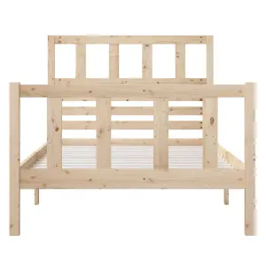 Berkfield Bed Frame Solid Wood 90x200 cm