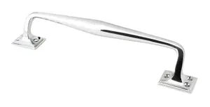 From The Anvil Polished Chrome 300mm Art Deco Pull Handle