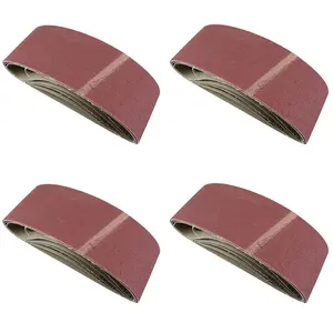 Belt Power Finger File Sander Abrasive Sanding Belts 457mm x 75mm 120 Grit 20 PK