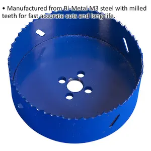 114mm HSS Hole Saw Blade - Milled Teeth - Bi-Metal M3 Steel Long Lasting Drill