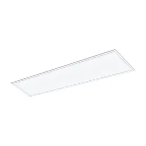 Flush Ceiling Panel Light White Rectangle Tile 40W Built in LED 4000K