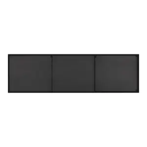 Emma Full Length Extra Large 170x50cm Black Framed Rectangular Vertical Living Room Hallway Wall Mirror