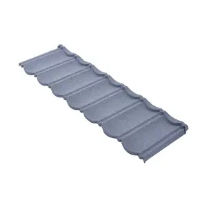 5 pcs Grey Coated Asphalt Roof Tiles on Eaves, Bitumen Roofing Shingles 2.4 m²  Coverage