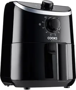 Cooks Professional Air Fryer 2L Single Drawer Compact Manual Timer Healthy Cooking Oil Free