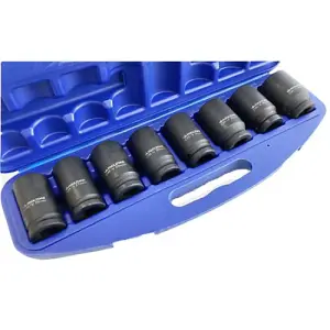 Toolzone 8pc 3/4inch Impact sockets