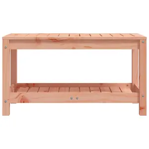 Berkfield Garden Bench 82.5x35x45 cm Solid Wood Douglas