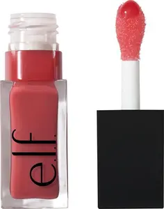 E.L.F. Glow Reviver Lip Oil, Nourishing Tinted Lip Oil For A High-Shine Finish, Infused With Apricot Oil, Vegan & Cruelty-Free, Rose Envy