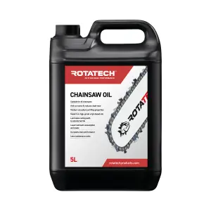 Rotatech Chainsaw Chain Oil 5 litre and 2-Stroke Oil 1 litre all makes & models