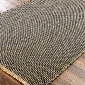 PAVI Becki Owens x Surya Solid and Border Boho Jute Area Rug 120 x 170 cm