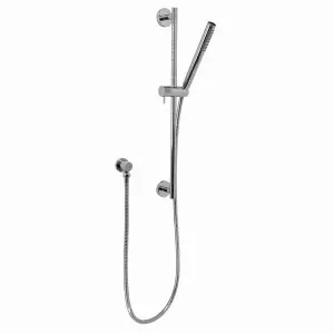 ENKI Contemporary Chrome Pencil Adjustable Shower Slider Rail Kit ES021