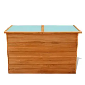 Berkfield Garden Storage Box 126x72x72 cm Wood