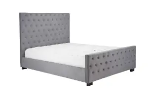 Birlea Marquis Double Bed Frame In Grey