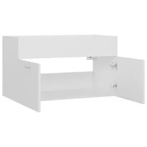 Berkfield Sink Cabinet White 80x38.5x46 cm Engineered Wood