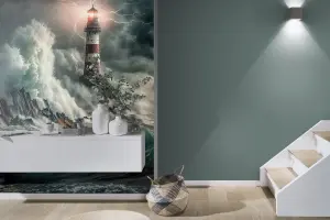 Lighthouse Beacon In The Storm- One roll digital mural