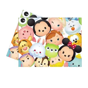 Disney Tsum Tsum Plastic Party Table Cover Multicoloured (One Size)