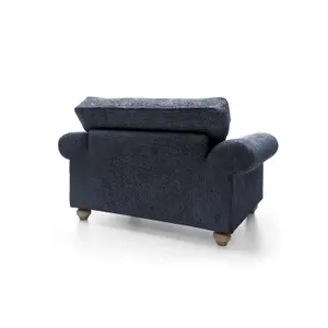 Ingrid Collection Cuddle Chair in Dark Blue