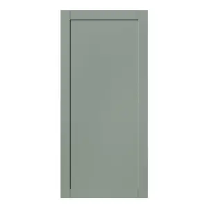 GoodHome Ashmead Matt reed green Shaker Larder Cabinet door (W)500mm (H)1287mm (T)16mm