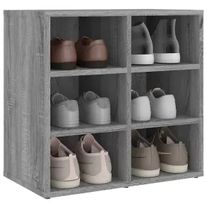 Berkfield Shoe Cabinets 2 pcs Grey Sonoma 52.5x30x50 cm