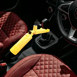 New Gear stick Car Lock Keys Safety Hand Brake Steel Easy To Lock Vehicle Van Protection