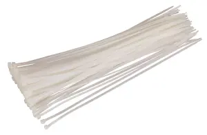 Sealey Cable Tie 380 x 4.8mm White Pack of 100 CT38048P100W