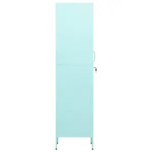 Berkfield Locker Cabinet Mint 35x46x180 cm Steel