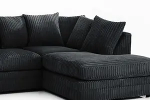 Logan Compact Corner Sofa Jumbo Cord Fabric