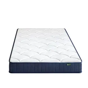 Tight Top pocket spring mattress - Medium firmness mattress - Mattress with multiple layers Kingsize (5')