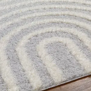 MARAVA Modern Shaggy Area Rug 160 x 213 cm