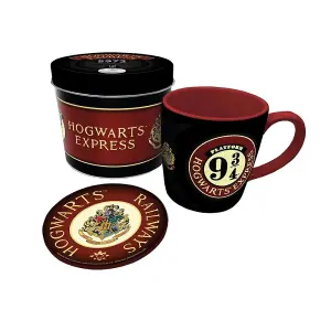 Harry Potter Platform 9 3/4 Crest Gift Set Red/Black (One Size)