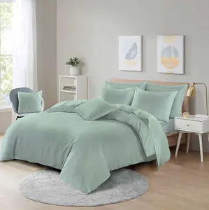 Easy Care Poly-cotton Plain Dyed Duvet Cover Set