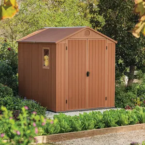 Keter Darwin 6 ft. W x 8 ft. D Apex Outdoor Garden Shed