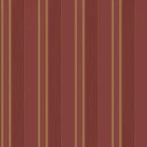 Galerie Palazzo Red Silk Stripe Embossed Wallpaper