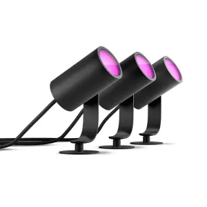 Philips Hue Lily Outdoor Spotlight Base Kit with Bridge Starter kit