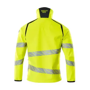 Mascot Accelerate Safe Softshell Jacket (Hi-Vis Yellow/Dark Navy)  (Medium)