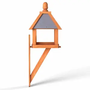 Kinloch Wall-Mounted Bird Table with Slate-Effect roof